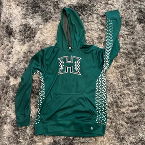 Skechers University Of Hawaii Medium Green Hoodie - Picture 1 of 6