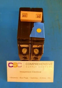 CH230 - MARTELLO TAGLIABORDI 30A AMP 2P POLO 10kA@120/240V PINA SU INTERRUTTORE - DIFETTO RICOGNIZIONE - Foto 1 di 5