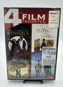 4 Film Favorites DVD Moonstruck, When Harry Met Sally, Princess Bride, Rain Man - Picture 1 of 2