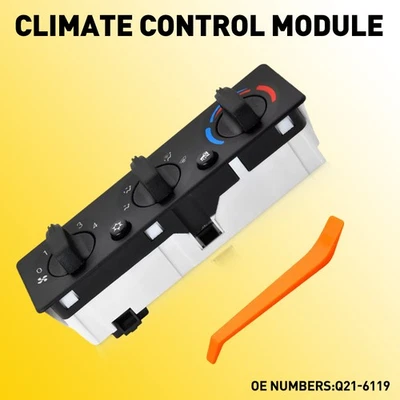 A/C Climate Heater Q21-6119 Control Panel Module Switch Fit Truck Peterbilt - Image 1 of 4