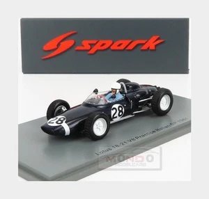 1:43 SPARK Lotus F1 18-21 #28 Italy Gp 1961 S.Moss Blue S7448 - Foto 1 di 2