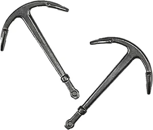 Schiffsmodell Bausätze Zubehör - 2 Stück Alu Anker Boot Deko - Bild 1 von 12