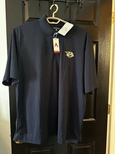 2XL Nashville Predators NHL Polo Herren Shirt Antiqua Neu mit Etikett atmungsaktiv bequem - Bild 1 von 6