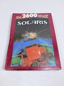 ATARI 2600 SOLARIS Video Game New Sealed CIB BOX WEAR/TEAR IN SEAL Pls See Pics