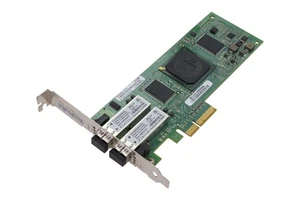 Network Card Qlogic QLE2462 2x4Gb FC PCIe 1.0x4 PX2510401-50 - Picture 1 of 3