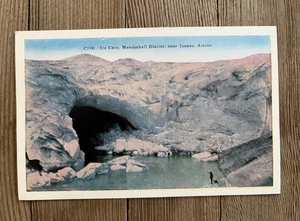Postal de colección Glaciar Ice Cave Juneau Alaska AK Mendenhall - Imagen 1 de 2