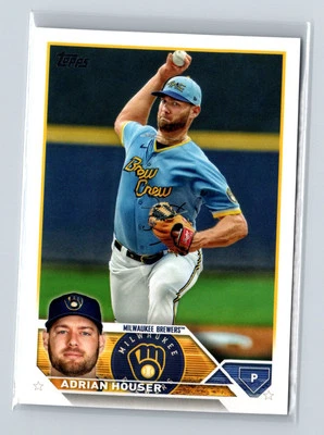 2023 Topps #323 Adrian Houser - Image 1 of 2