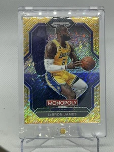 22-23 Panini Prizm Monopoly - Prizm LeBron James #PS7 Gold Money Shimmer /500 - Bild 1 von 2