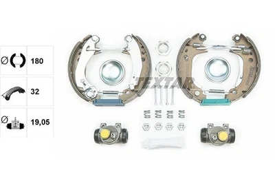 TEXTAR Bremsbackensatz Hinterachse für PEUGEOT - Bild 1 von 2