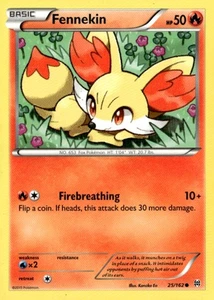 Fennekin Common XY - BREAKthrough 25/162 Pokémon TCG - Picture 1 of 2