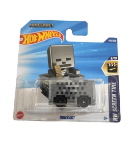 Hot Wheels Mattel Minecart 146/250 HW Screen Time 8/10 Modellino 2025 - Foto 1 di 5