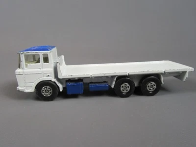D738 Vintage 1971 Matchbox K-34 UK Camion DAF Pallet Truck Blanc SuperKings - Photo 1/4