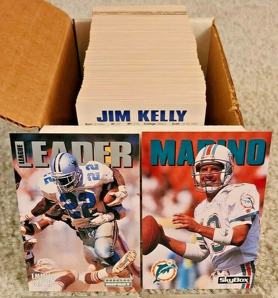 1992 Skybox Impact Football Card Singles - Complete Your Set 1-250 - Image 1 of 1