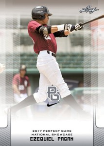 10-Count Lot Ezequiel Pagan 2017 Leaf Perfect Game NIKE All-American Rookies