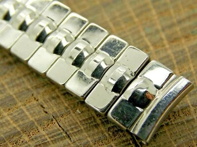 Correa de reloj vintage Baldwin NOS expansión sin usar 11 mm acero inoxidable para damas Foto 1 de 3