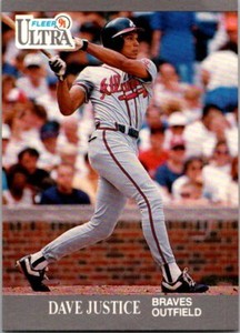 1991 Fleer Ultra #7 Dave Justice