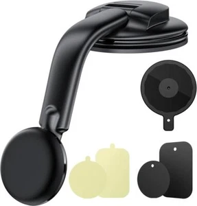 360° Adjustable Magnetic Car Mount Charger Phone Holder for iPhone & Android US - Picture 1 of 12
