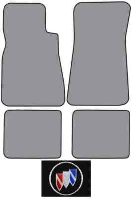 Alfombra Buick Riviera 1966-1970 con logotipo 4 piezas Foto 1 de 2