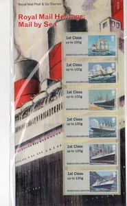 GB - Paquete Post & Go - Royal Mail Heritage - Correo por mar - Imagen 1 de 1