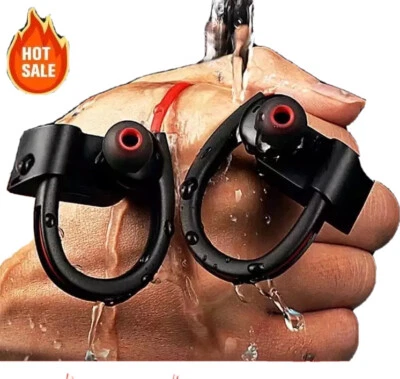 Waterproof Bluetooth 6.0 Earbuds Stereo Sport Wireless Headphones In Ear Headset - Image 1 of 4