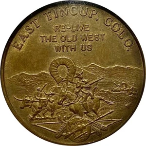 SC$1 (c.1960) Colorado HK-719 EAST TINCUP So-Called Dollar NGC AU58 - Picture 1 of 4