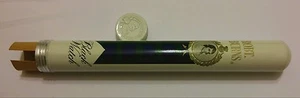 NUOVO OROLOGIO NERO ROBERT BRUCIA SIGARO SUPPORTO TUBO DI LATTA CON RIVESTIMENTO IN CEDRO SCOTLAND - Foto 1 di 3