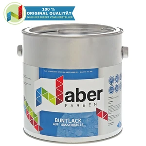 2,5 L Buntlack auf Wasserbasis, Holz, Türen, Fenster, Weisslack, WEISS - MATT - Bild 1 von 4