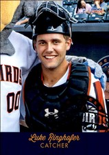 2018 Aberdeen IronBirds Choice #25 Luke Ringhofer Cottage Grove Woodbury MN Card