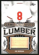 2020 Leaf Lumber Kings Game Used Lumber #GUL33 Joe Morgan /19