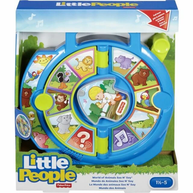 Fisher-Price DVP80 Little People World of Animals See 'n Say Interactive Toy