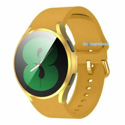 Correa de reloj de silicona + funda completa para reloj Samsung Galaxy 5 6 7 40/44 mm/45 mm Foto 1 de 4