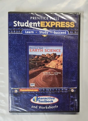 EARTH SCIENCE Student Express Interactive Textbook (Prentice Hall) CD-ROM / NEW - Image 1 of 2