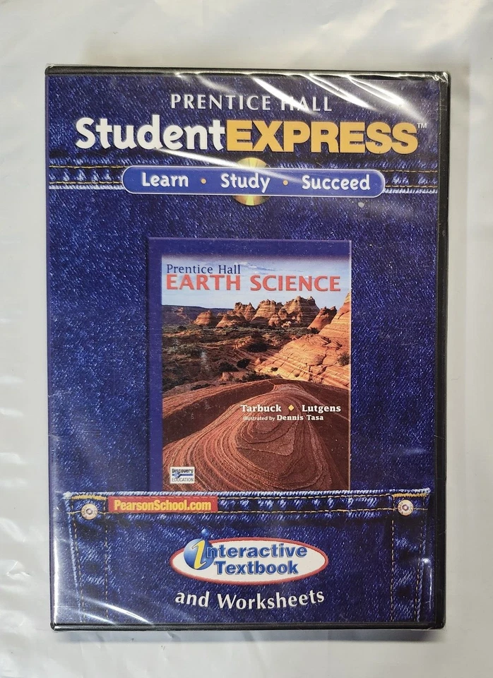 EARTH SCIENCE Student Express Interactive Textbook (Prentice Hall) CD-ROM / NEW - Image 1 of 2