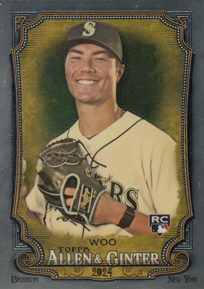 BRYAN WOO TOPPS ALLEN & GINTER CHROME RC MARINERS #78 2024 24 - Image 1 of 1