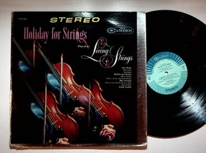 1963 Holiday For Strings Played By Living Strings Vinyl LP Record - Picture 1 of 4