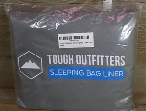 Sleeping Bag Liner by Tough Outdoors 85 X 37 Liners Lightweight Sheet - Picture 1 of 2