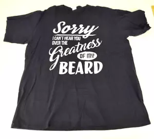 Neuheit Herren T-Shirt The Greatness Of My Beard Größe 2XL Grafik - Bild 1 von 9