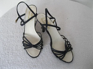 Sandale "Deichmann Mode ", filigran /elegant, gr. 38, dunkelblau, guter Zustand - Bild 1 von 8