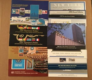 Estampillas de las Naciones Unidas: ONU Nueva York; carpetas anuales; 1968//89 (12); con estampillas; montadas estampilla sin montar o nunca montadas - Imagen 1 de 1