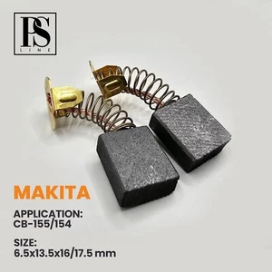 Carbon Brushes for Electric Motor MAKITA CB-155/154, 6.5x13.5x16/17.5mm - Picture 1 of 7