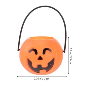 12 Pcs Costume Accessories Party Supplies Pumpkin Bucket Toys Child Candy Pail - Picture 1 of 11