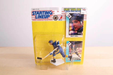 Starting Lineup First Year Edition Brett Hull, St. Louis Blues - 1993 Cover