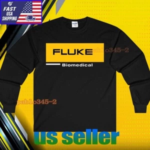 NEW SHIRT FLUKE BIOMEDICAL LOGO LONG SLEEVE T-SHIRT UNISEX FUNNY USA SIZE S-5XL - Picture 1 of 7