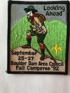 1992 Boulder Dam Area Council Fall Camporee patch - Picture 1 of 1
