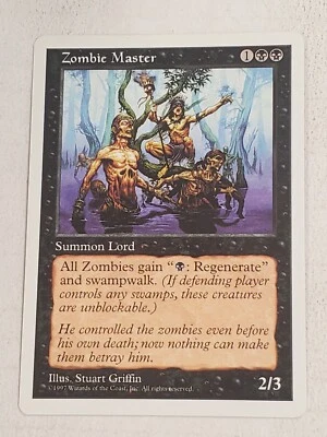 MTG Zombie Master (5th Edition/Black/R) - BGM - Image 1 of 2