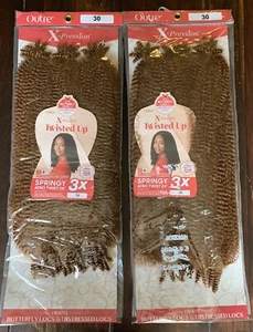 Outre X-Pression Twisted Up Springy Afro Twist 24 Inches 2 Sets Of 3 Color 30 - Picture 1 of 5