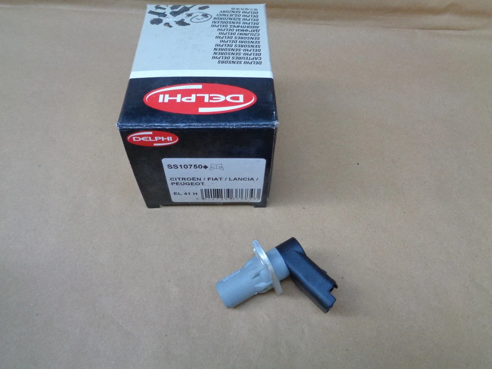 NEW GENUINE DELPHI SS10750-12B1 CRANKSHAFT SENSOR C4 C5 DISPATCH 407 807 ULYSSE - Image 1 of 1