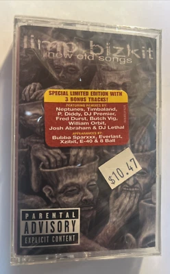 LIMP BIZKIT NEW OLD SONGS CASSETTE w/HYPE STICKER  Factory Sealed RARE - Image 1 of 2