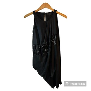 Banana Republic Asym Sequin Dress Womens Size 6 - Picture 1 of 7