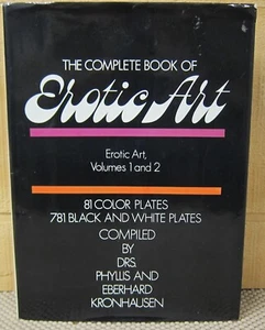 The Complete Book of Erotic Art Volumes 1 & 2 - Drs Phyllis & Eberhar Kronhausen - Imagen 1 de 4